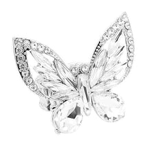 Load image into Gallery viewer, Athalia Silver Stretch Ring **All proceeds support The CSCJ Butterfly Project** - Temporarily Out of Stock!