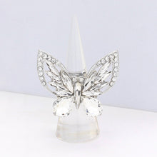 Load image into Gallery viewer, Athalia Silver Stretch Ring **All proceeds support The CSCJ Butterfly Project** - Temporarily Out of Stock!