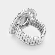 Load image into Gallery viewer, Blayne Silver Stretch Ring - Restocked!
