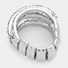 Load image into Gallery viewer, Fedora Silver Stretch Ring - Temporarily Out of Stock!
