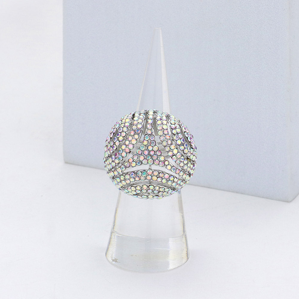 Danasia AB Stretch Rhinestone Competition Ring