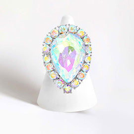 Quinn AB Stretch Rhinestone Competition Ring - Restocked!