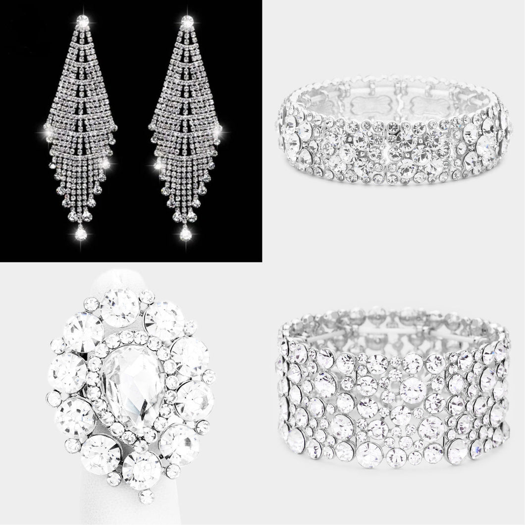 Silver Competition Jewelry Bundle