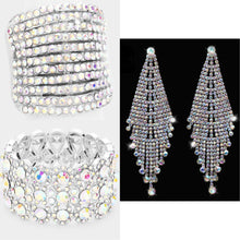 Load image into Gallery viewer, AB Silver Jewelry Set
