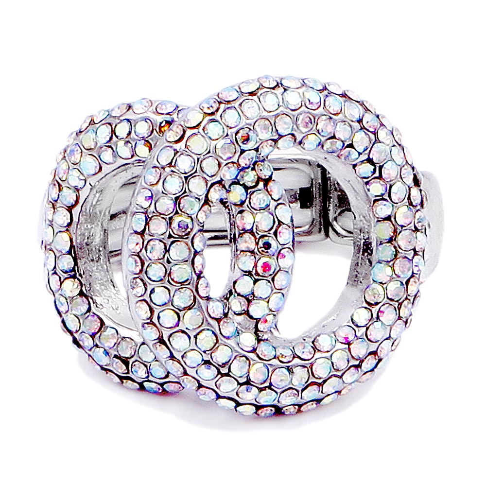 Tink AB Stretch Rhinestone Competition Ring