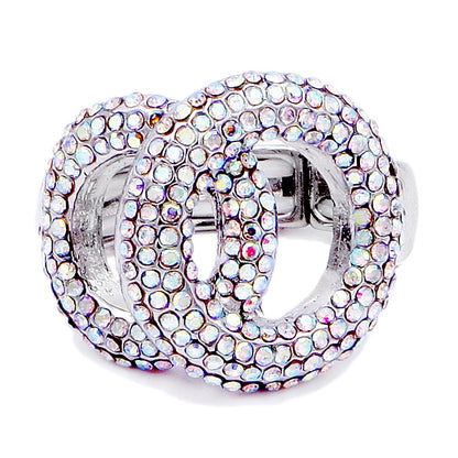 Tink AB Stretch Rhinestone Competition Ring
