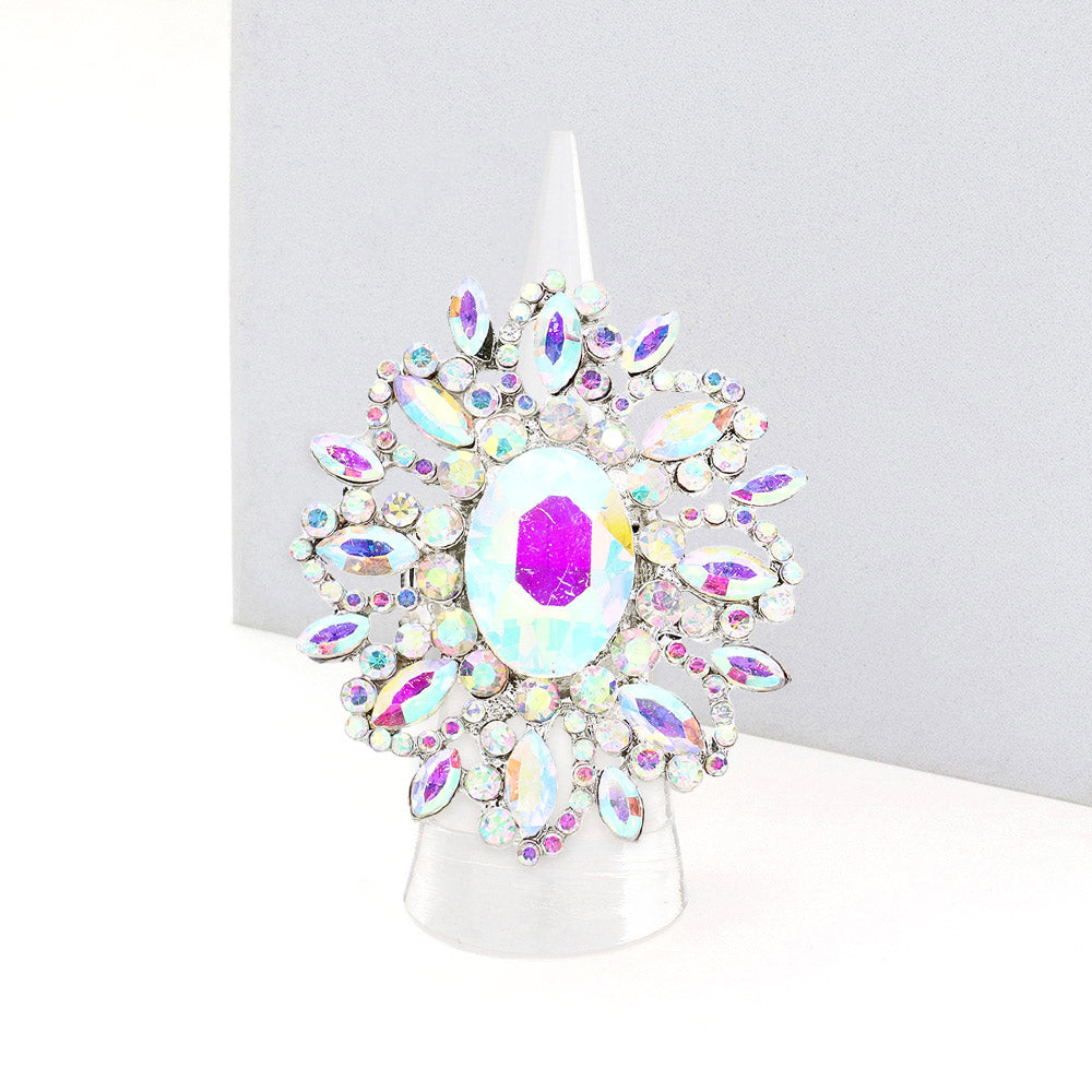 Giselle AB Stretch Rhinestone Competition Ring - Restocked!