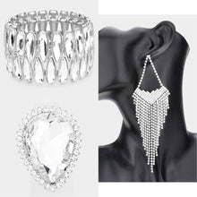 Load image into Gallery viewer, Silver Jewelry Set
