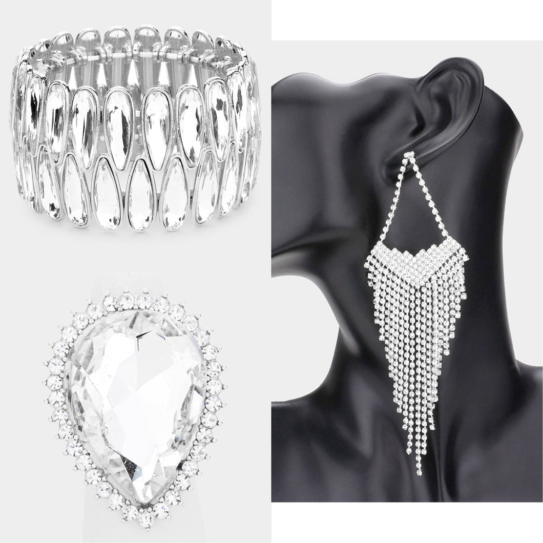 Silver Jewelry Set