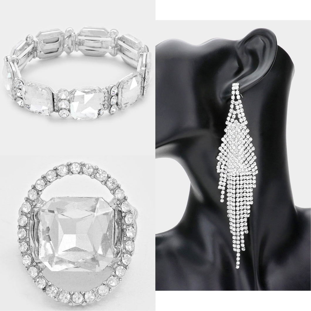 Silver Jewelry Set
