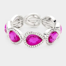 Load image into Gallery viewer, Purple on Silver Bracelets  (CLICK TO VIEW SAMPLE SELECTION)
