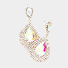 Load image into Gallery viewer, AB on Gold Earrings (CLICK TO VIEW SAMPLE SELECTION)
