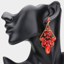 Load image into Gallery viewer, Red on Gold Earrings (CLICK TO VIEW SAMPLE SELECTION)
