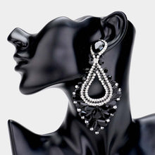 Load image into Gallery viewer, Black on Silver Earrings (CLICK TO VIEW SAMPLE SELECTION)
