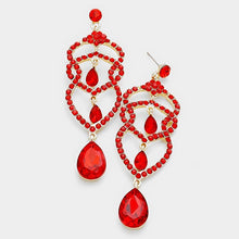 Load image into Gallery viewer, Red on Gold Earrings (CLICK TO VIEW SAMPLE SELECTION)
