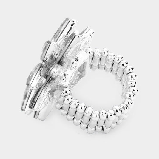 Luna AB Stretch Rhinestone Competition Ring