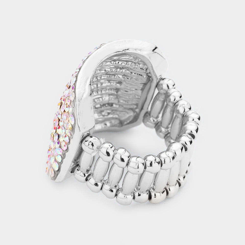 Raelyn AB Stretch Rhinestone Competition Ring