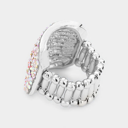 Raelyn AB Stretch Rhinestone Competition Ring