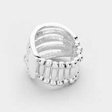 Load image into Gallery viewer, Zondra Silver Stretch Ring - Restocked!
