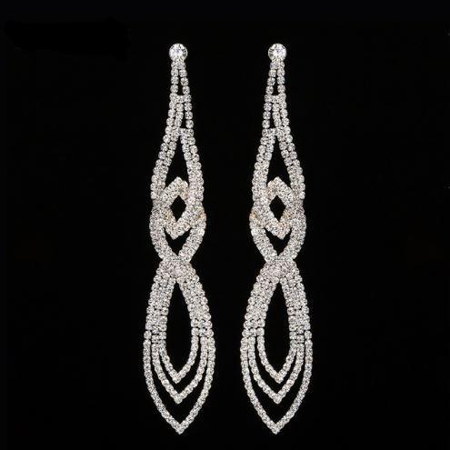 Lola Silver Competition Earrings – Center Stage Competition Jewels